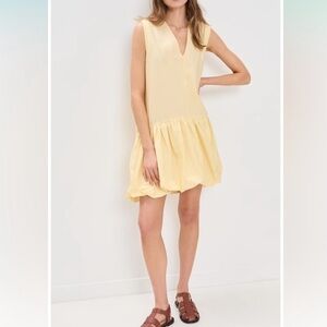 Sea New York Emmit Yellow Cotton Dress NWT